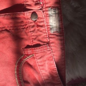 Corduroy floral free people pants